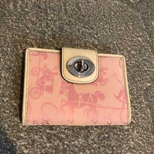 Pink Coach wallet